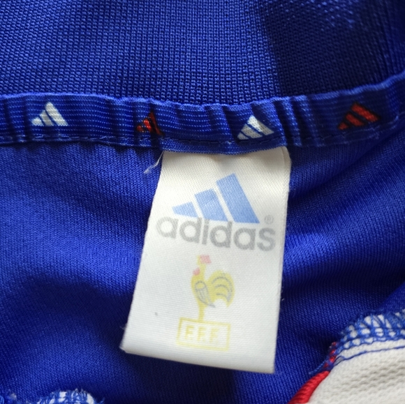 France 2000-2001 Home Football Jersey Shirt Mens Size XL Adidas - Picture 11 of 13